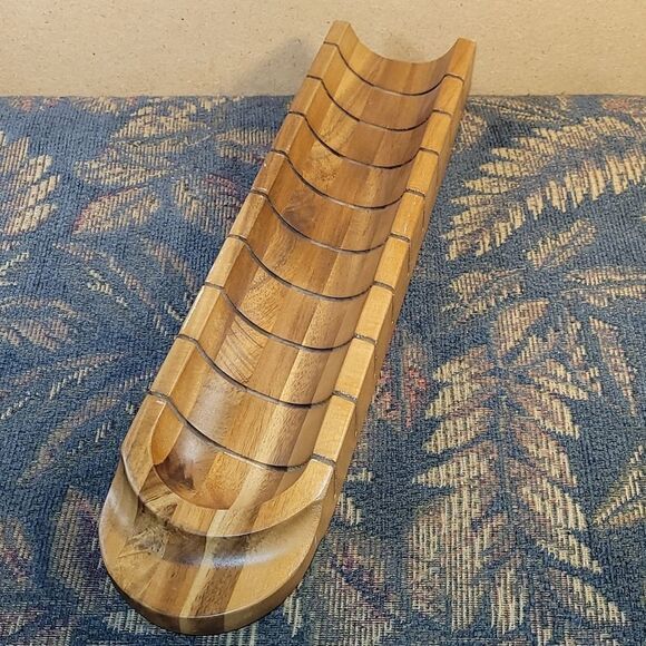 Threshold Acacia Wooden Baguette Cutting Board 17.5" X 4" - Picture 2 of 6